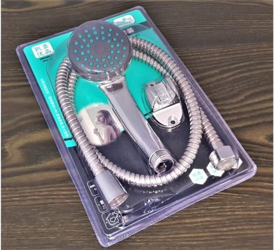 Doucheset Slanghouder Handdouche Zilver Chrome