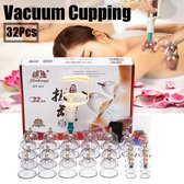 Professionele Cupping Set 32 Delig - Massage Cups - Therapie Cupping Set - Anti Cellulitis