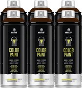 MTN PRO Color Paint RAL Spuitverf - 6 stuks - Mahogany Brown - 400ml