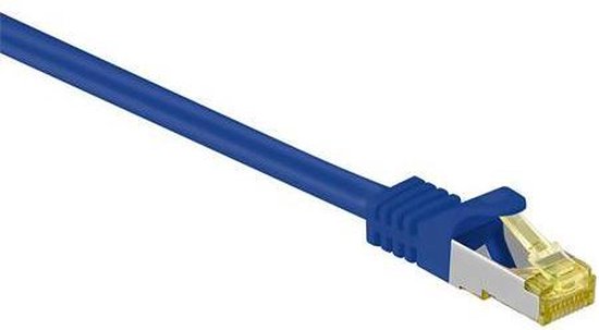 Cat 7 - S/FTP - Netwerkkabel - Patchkabel - Afgeschermd - 10 Gbps - 30 meter – Blauw - Allteq