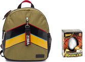 Zebra Rugzak Army Green Stripes Boys + Dino ei