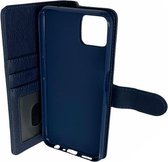 Oppo A73 (5G) Blauw Portemonnee Wallet Case – TPU  hoesje met pasjes Flip Cover - Boek  beschermend Telefoonhoesje