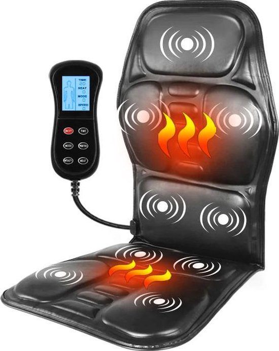 Chaise de massage LivGood avec fonction de chaleur - Chaise de massage  portable -... | bol.com