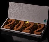 Choconame Chocoladecijfers Happy New Year 2022 melk