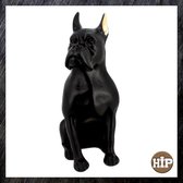 Hip-Wonen.nl - Franse Buldog zwart met goud - Decoratie Hond