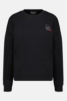 DEELUXE Sweater met geborduurde schedel MELINA OLD GREY
