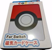 Pokémon - Opbergdoosje voor 16 Nintendo Switch-games met een bekende op Pokémon geïnspireerde afbeelding (kawaii, manga, animé)