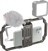 SmallRig | Universal Mobile Phone Cage | Smartphone Video Rig | Aluminium Alloy Filmmaking Rig Case met Cold Shoes | 2791