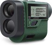 Professionele zeer onderscheidende 6 x multifunctionele groene lasermeter voor afstands-, snelheids-, hoek- en hoogtemeting - Golf-afstandsmeter, 1000 m. met handheld LCD-scherm en