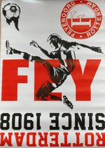 Muursticker Feyenoord met afbeelding, logo en letters om een eigen naam te creëren