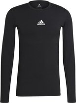 adidas - Techfit Long Sleeve Top - Compressieshirt Zwart - XXL - Zwart