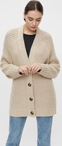 Object Vest Objjamalia L/s Knit Cardigan Pb10 23036073 Silver Gray Dames Maat - XS