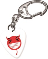 Plectrum sleutelhanger Duivel Smiley