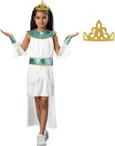 K3 jurkje Farao verkleedjurk + kroontje - maat 9-11 jaar