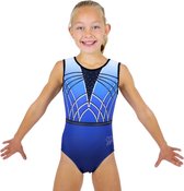 Sparkle&Dream Turnpakje Gympakje Kaily Blauw - CLA | maat 140 - Voor Turnen en Gymnastiek