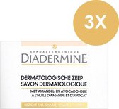 Diadermine Zeeptablet - Dermatologische Zeep - Amandel & Avocado-olie - 3x100 GR