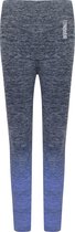 FitProWear Naadloze Sportlegging Ibiza Dames Navy - Maat S - Legging - Sportlegging - Sportbroek - Sportkleding - Nylon - Polyester - Rekbare legging - Lange broek dames -