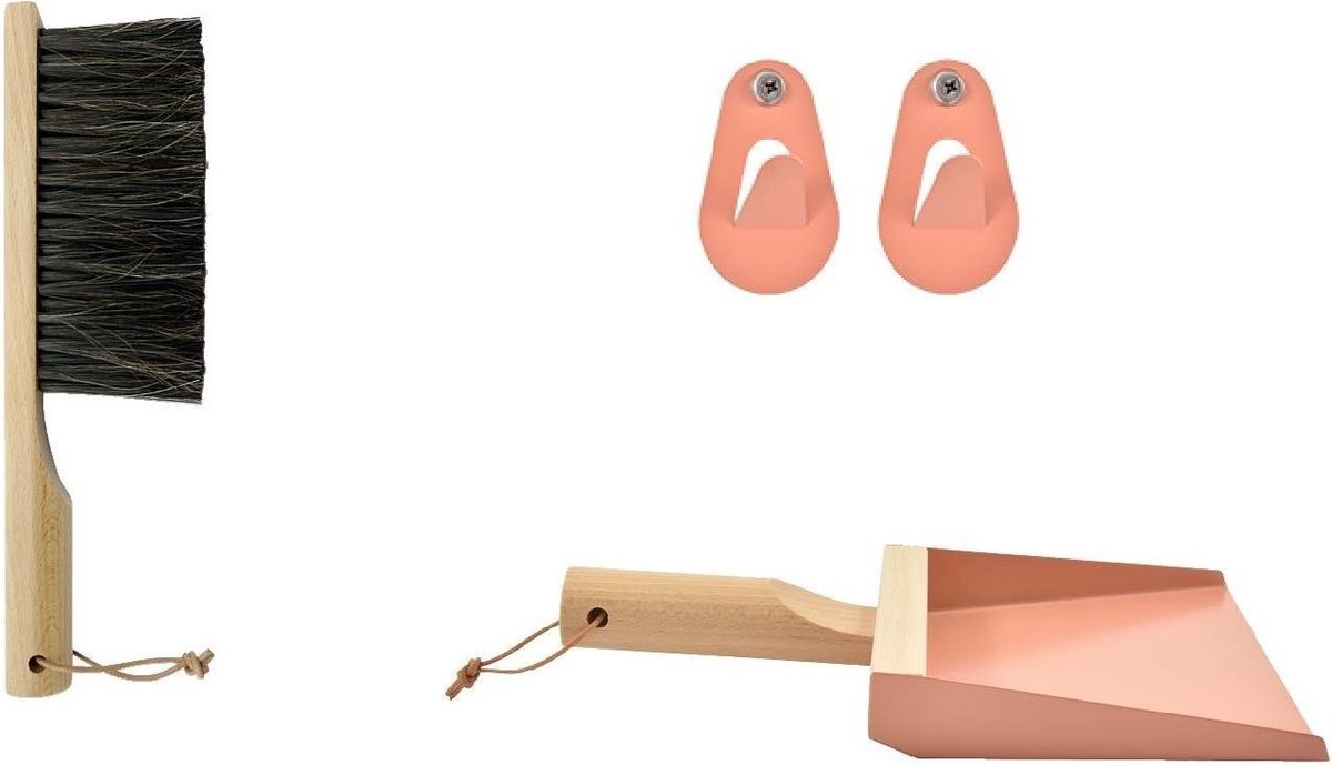 Goedkoopste Andree Jardin vegerset/ stoffer en blik cadeauset perzik