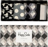 Happy Socks Black & white giftbox - Maat 41-46