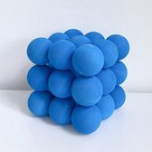 Blue Ball Rubik Cube Studio Achtergrond Ornament Foto Props