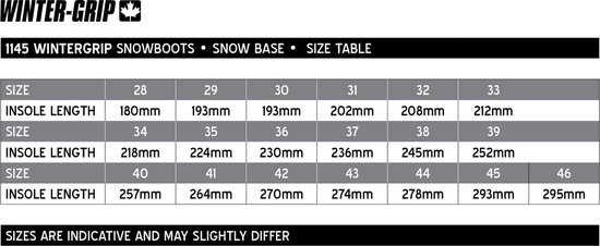 Bottes de neige Winter-grip - Snow Base - Noir / Gris - 46