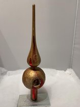 Piek rood, goud, rood, glitter