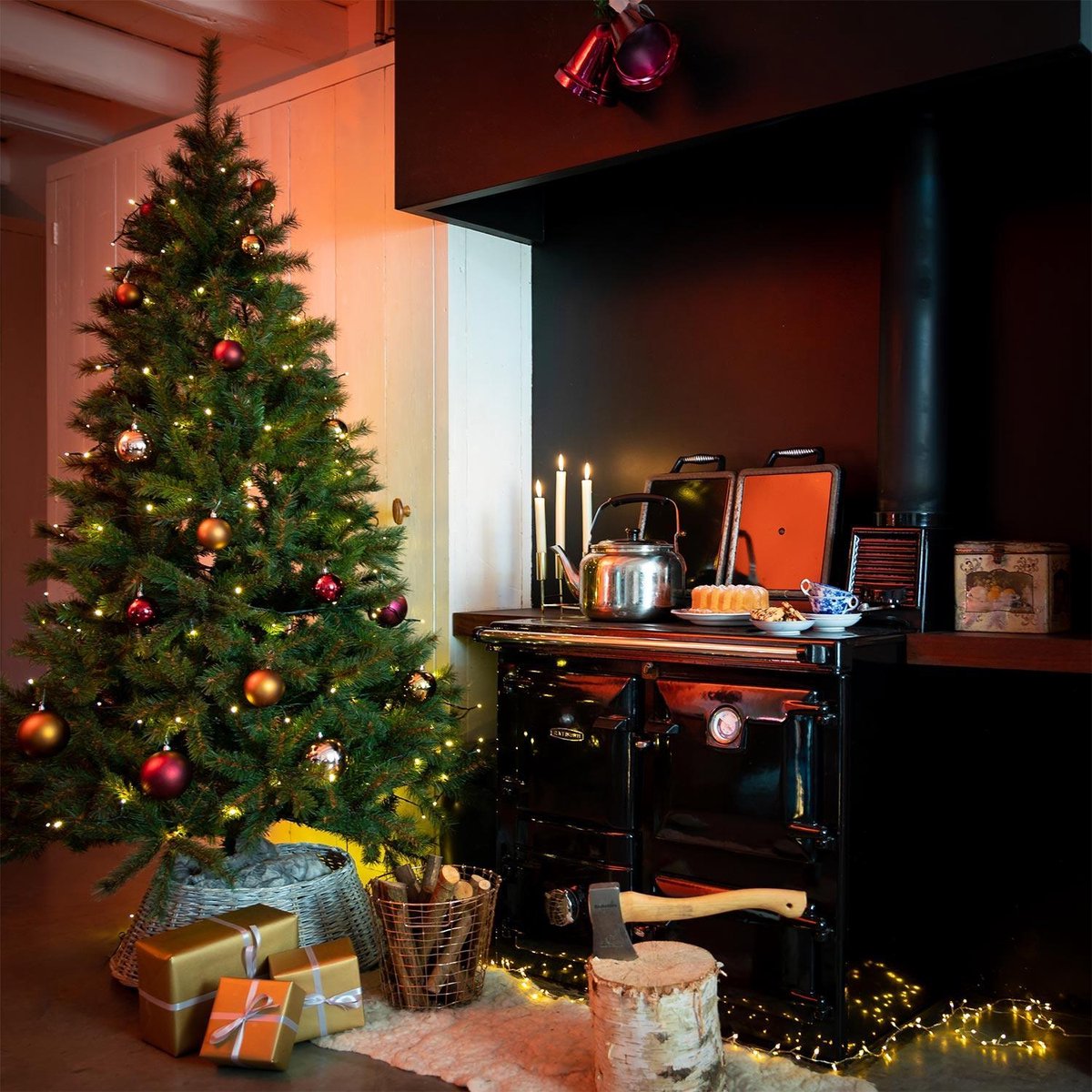 Kerstverlichting buiten - 24 meter 240 LED - Warm Wit - Lichtsnoer - IP44 Stekker met timerfunctie - Kerstboomverlichting - geschikt voor binnen en buiten - kerstverlichting led – foto 8