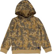 Levv jongens hoodie Sivan aop Grunge Sand Stone