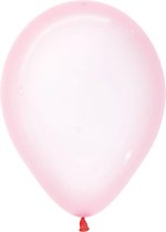 Ballonnen Crystal Pastel Roze - 5 stuks