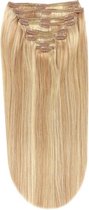 Remy Human Hair extensions straight 16 - bruin / blond 12/16/613