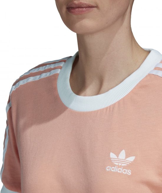 T shirt adidas Originals 3 Str Tee Femme Rose 34 bol