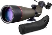 Svbony SV13 - Spotting Scope 20-60x80 - Waterdicht Spray Free - Monoculaire HD FMC Optics 45 Angled -  Oculair Spotting Scope met Telefoon - Adapter - voor Bird Watching Shooting