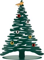 ALESSI BARK pour Noël Sapin de Noël acier inoxydable 45 cm Incl. aimants - Vert