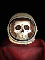 Doodshoofd - Doodskop - Skelet - Skull - Skeleton - 17 cm hoog - Decoratie voor Halloween - Griezel - interieurdecoratie - accessoire - voor binnen - gift - geschenk - cadeau - verjaardag - Kerst - Nieuwjaar