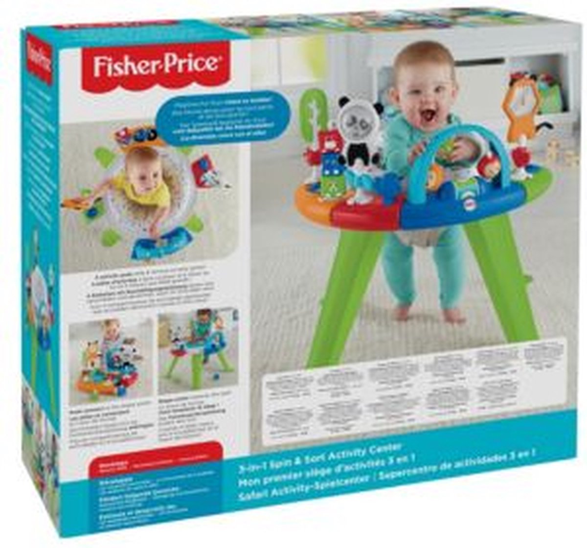 Fisher-Price Centre d'activités 3 en 1 Âge 0+ 