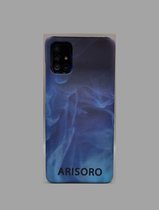 Arisoro Samsung Galaxy A51 hoesje - Backcover Blue Smoke