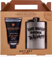Giftset man - Mannen cadeau met whiskey fles - Men's Collection - Berk & Cider - Cadeaupakket mannen, vriend, papa, broer, vader - Grappig