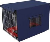 Cozytrix Hondenbench Hoes, Blauw, (123 x 80 x 86 cm)