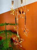 StyleSteef - Handgemaakte Kerstster - Kerstverlichting - 20cm