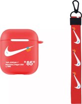 AirPods Case Air Jordan 1 with cord red - Airpods hoesje - Airpod case - Airpod hoesje  - Nike