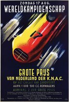 Metalen Bord Grote Prijs van Nederland KNAC 20x30cm - metalen poster - bord - redbull - red bull racing - red bull - Max Verstappen - Verstappen - F1 2021 - Formule 1 - F1 - Zandvoort