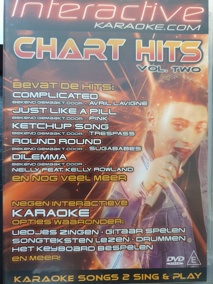 1-DVD KARAOKE - CHART HITS VOL TWO