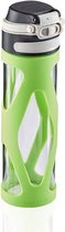 Leifheit 3260 Flip Glazen Drinkfles 600 ml Groen