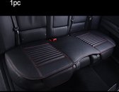 Nezr® Autostoelhoes Universeel Achterkant 1 stuk - Leer - Auto Accessoires - Autohoes - Autostoel beschermer - Zwart/Rood