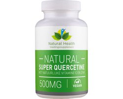 Super Quercetine 500mg + Zink & Natuurlijke Vitamine C - 60 vegacaps