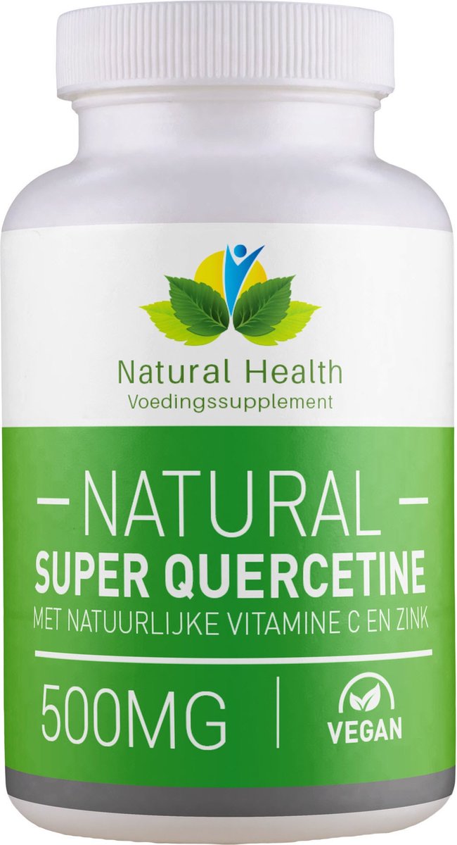 Goedkoopste Super Quercetine 500mg Zink & Natuurlijke Vitamine C - 60 vegacaps