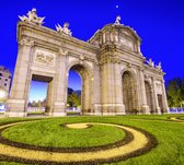 Puerta de Alcalá op het Plein van de Onafhankelijkheid in Madrid - Fotobehang (in banen) - 250 x 260 cm