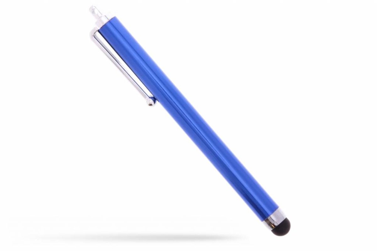 Blauwe stylus pen