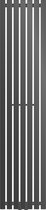 Bol.com Badkamer radiator verticaal 370x1600 mm Antraciet LuxeBath aanbieding