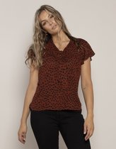 Voyar La Rue Taylor Top | Rood Print